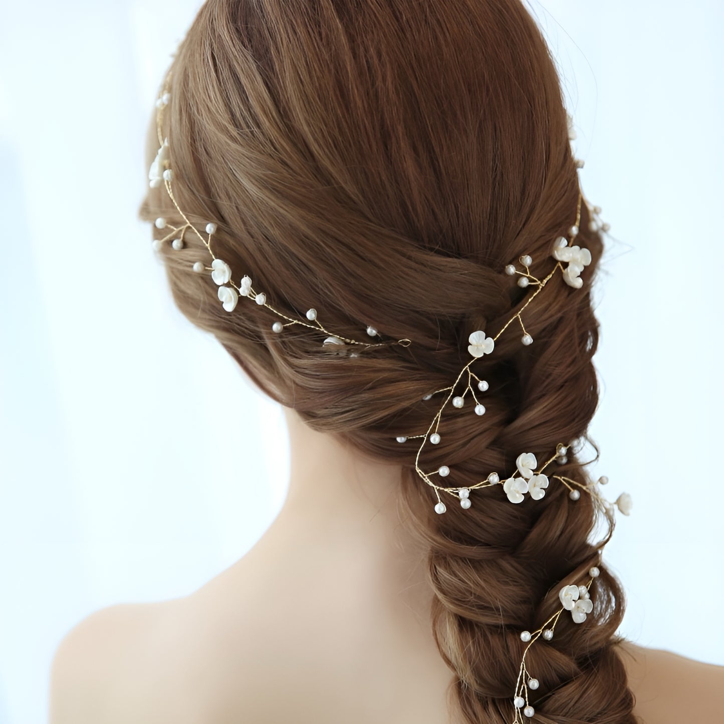 Wedding Hair Vine Long Bridal Headband