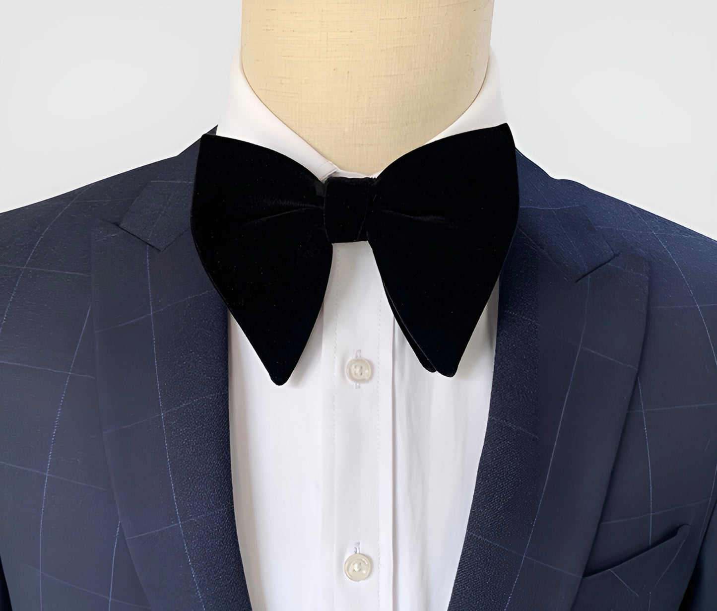 A Velvet Butterfly Bow Tie