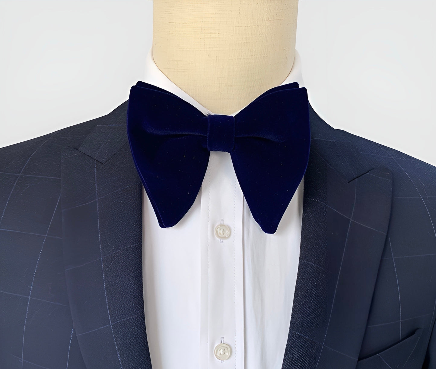 A Velvet Butterfly Bow Tie