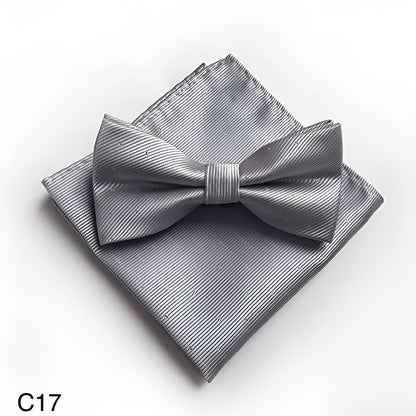 Combo Bow Tie and Pocket Square